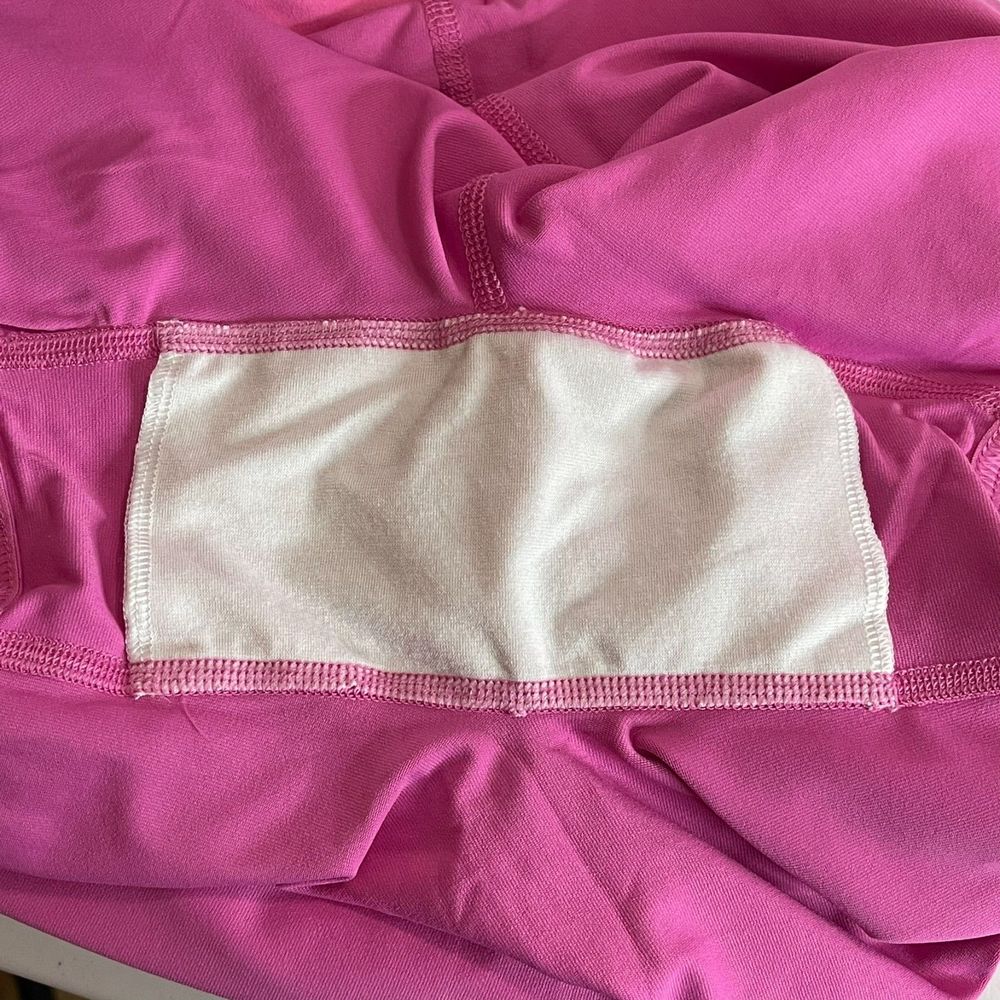 Ralph Lauren Golf Skort Shorts Women's Pink Size M High Rise Contrast Stripes - Picture 4 of 5